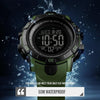 SKMEI 1475 Men Multifunctional Sports Watch Students Outdoor Waterproof Digital Watch(ArmyGreen)