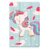 For Samsung Galaxy Tab A8 2021 Painted Leather Tablet Case with 3-Fold Holder(Unicorn)