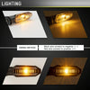 2pcs For Honda RS150 XRE300 CRF300 X-ADV Motorcycles LED Turn Signal Light(Transparent)
