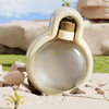Portable Pet Water Bottle 500ml Foldable Travel Cup White