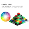 1000 in 1 Intelligent Toys DIY ABS Material Building Blocks, Random Color Delivery