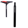 FMFXTR Aluminum Alloy Mountain Bike Extended Seat Post, Specification:25.4x350mm(Black)