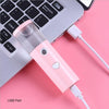 L20 Facial Hydration Instrument Air Humidifier USB Beauty Cold Spray Instrument Auto Alcohol Disinfection Sprayer(Pink)