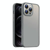 For iPhone 12 Pro Nano Semi-transparent Frosted Skin Feel Phone Case(Titanium Gray)