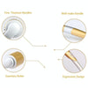 2 PCS ZGTS192 Titanium Alloy Microneedle Facial Repair Nano Roller Instrument, Specification:1.0MM