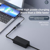 DC 7.4 x 0.6mm to USB-C / Type-C Male 100W Computer Charging Adapter Connector