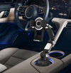Universal Long Tube 3 Joints Adjustable Car Water Cup Position Cell Phone Holder(S0666A Silver)