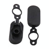 4 PCS Silicone Charging Port Waterproof Cover Dust-proof Plug Electric Scooter Accessories for Xiaomi Mijia M365(Black)