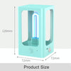 Intelligent Human Induction Portable UVC Sterilizer LED Light Underwear Disinfection Stick Lamp (Black)