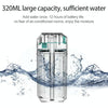 Large Capacity 320ml LED Automatic Humidifier Sprayer, Battery Version(White)