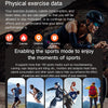 Bluetooth Talk Outdoor Pedometer Exercise Heart Rate Sleep Monitoring Smart Watch(Silver)