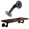 Wrought Iron Hanging Potted Plant Wall Shelf Water Pipe Shelf 6inch