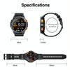 LEMFO K67 1.43 inch AMOLED Screen GPS Sports Smart Watch, Support Bluetooth Call / Health Monitoring(Black)