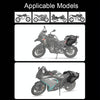 Rhinowalk MT1428 Large-capacity Waterproof and Wear-resistant Motorcycle Double-side Bag(Black)