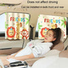 Suction Cup Car Sunshade Children Rear Side Window Insulation Sunscreen Cartoon Car Curtain, Style: Swing