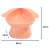 Slanted Pet Bowl Rouge Pink - Anti-Spill Cat Dog Food Water Feeder