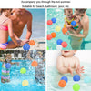 Summer Water Balloon Water Fight Kids Interactive Quick Fill Reusable Silicone Water Balloon(Gem Blue)