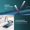 REMAX RC-188i Lesu Pro 1m PD20W Type-C to 8 Pin Aluminum Alloy Braid Fast Charging Data Cable(Black)