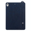 For iPad Pro 9.7 / 9.7 2018 / 2017 TPU Leather Back Tablet Case with Wristband(Dark Blue)