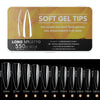 Scratch-free Ultra-thin Seamless Manicure Nail Plate, Shape: 14 Long Pointed Armor