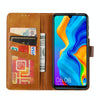 For Huawei P30 Lite Calf Texture Double Fold Clasp Horizontal Flip Leather Case with Photo Frame & Holder & Card Slots & Wallet(Green)