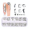 12 Grid Flat Bottom Shaped Nail Rhinestones Nail Decoration, Specification: 03