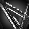 WEST BIKING  YP0707254 4L Bicycle Triangle Bag Mountain Bike Large Capacity Front Beam Reflective Waterproof Bag Riding Equipment(Black)