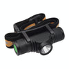 D10 5W XML-2 IPX6 Waterproof Headband Light, 1200 LM USB Charging Adjustable Outdoor LED Headlight