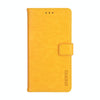 For Alcatel 1B 2020 idewei Crazy Horse Texture Horizontal Flip Leather Case with Holder & Card Slots & Wallet(Yellow)