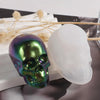 DIY Epoxy Candle Skull Keychain Pendant Silicone Mold Halloween Ornaments Mold, Spec: S