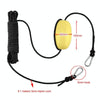 PVC Traction Drift Brake Fishing Sea Anchor, Size: 18 inch Orange With Yellow Green Rope+Float