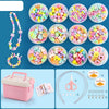 Beaded Educational Toys DIY Jewelry Material Set For Children 12 Cups of Dream Maca