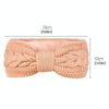 Women Fall Winter Fluffy Knitted Headbands Woolen Twist Sports Warm Ear Protectors Headcovers(White)