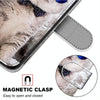 For Alcatel 1SE (2020) Coloured Drawing Cross Texture Horizontal Flip PU Leather Case with Holder & Card Slots & Wallet & Lanyard(Slant Hat Blue Mirror Cat)