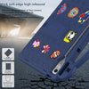 For  Lenovo Tab  P12 Handle Kickstand Children EVA Shockproof Tablet Case(Navy Blue)