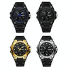 BINBOND B885 Outdoor Sports Timing Dual-Display Waterproof Electronic Watches(Black-White-Black)