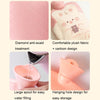 ZS103 Cartoon Plush Water-filled Explosion-proof Hot Water Bags, Spec: Pink Lucky Rabbit(1000ml)