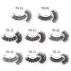 10pairs /Box Russian Strip Lashes 7D Imitation Mink Volume Fluffy Natural False Eyelashes 7D-21
