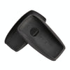 Car Flocking Plastic Square-shaped Key Protective Cover Two Buttons for Mercedes-Benz (Black)