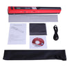 iScan01 Mobile Document Handheld Scanner with LED Display, A4 Contact Image Sensor(Red)