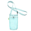 Mesh Fabric Diagonal Outdoor Water Bottle Bag Universal Children Thermos Cup Cover(Korean Blue)