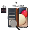 For Alcatel 1B 2022 KHAZNEH Litchi Texture Leather RFID Phone Case(Blue)