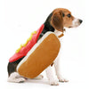 Funny Hot Dog Pet Costume, Yellow, S/M/L - Dog & Cat Winter Clothes