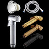 Multifunctional Wome Washers Pressure With Water Stop Woman Wash Nozzle Set, Colour:Chrome