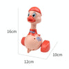 3 PCS Children Animal Press Crawling Toy Car, Specification:Swing Duck (Orange)