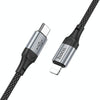 hoco X102 USB-C / Type-C to 8 Pin Fresh PD Charging Data Cable, Length:1m(Black)