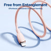 JOYROOM SA29-CL3 30W USB-C/Type-C to 8 Pin Liquid Silicone Fast Charging Data Cable, Length: 1.2m(Pink)