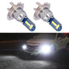 1 Pair H7 DC12V 7.8W Car LED Fog Light (White Light)
