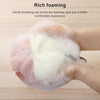 Portable Hanging Bath Flower Ball Soft Foaming Shower Massage Ball Body Exfoliating Bath Brush(Green)