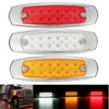 4 PCS MK-338 DC12-24V Truck 12LEDs Side Clearance Maker Light (Red Light)